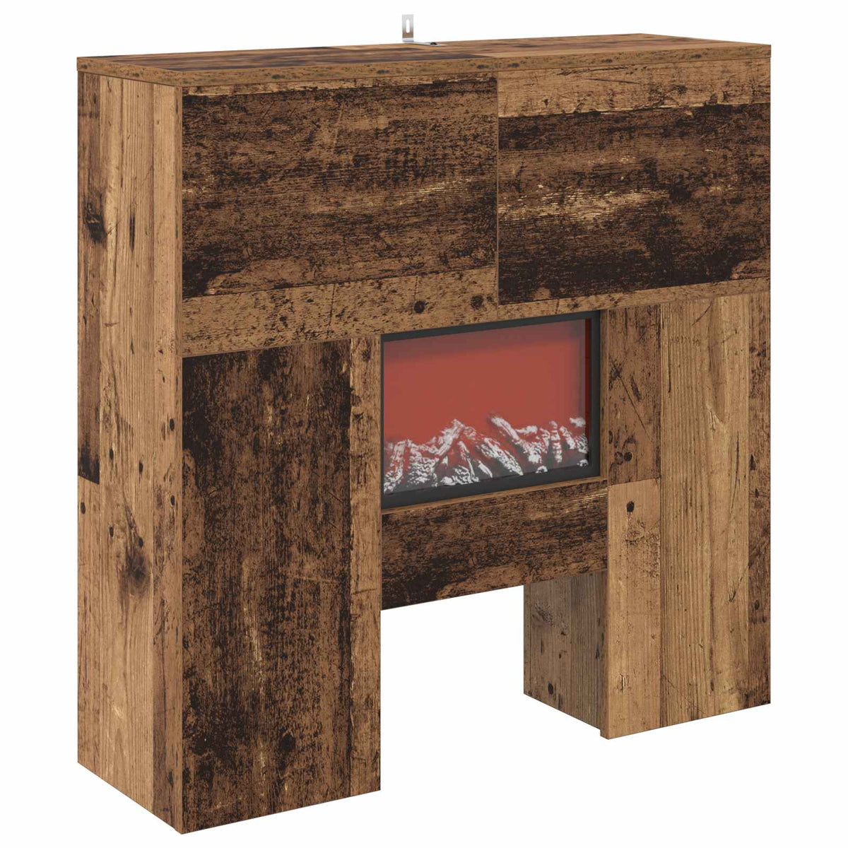 Sähkötakka Vanha puu 75 x 24,5 x 75 cm Tekninen puu