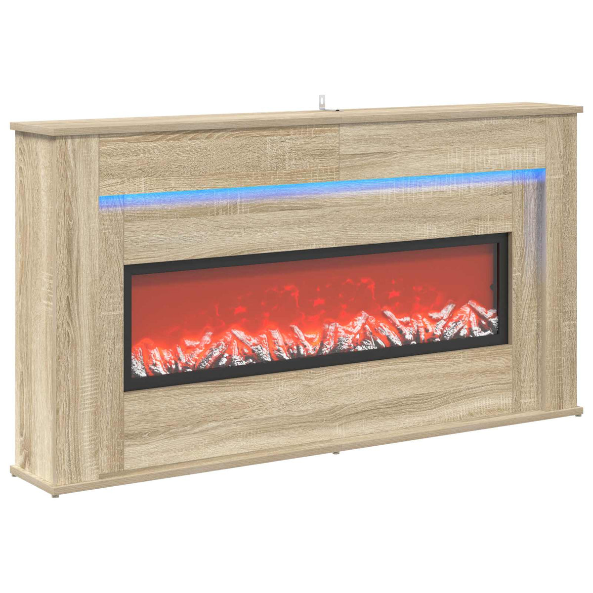 LED-nauhalla varustettu takka Sonoma 130 x 20 x 69,5 cm