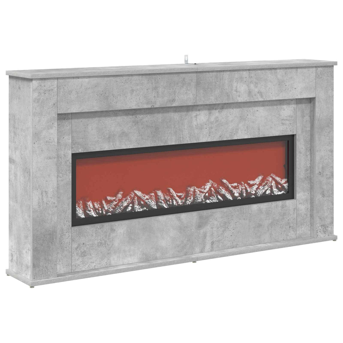 LED-nauhalla varustettu takka Betoni 130 x 20 x 69,5 cm