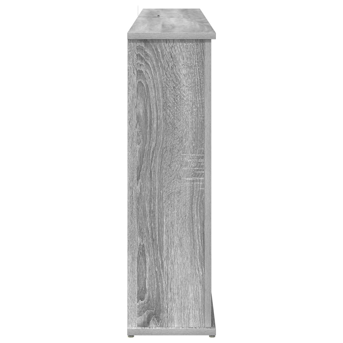 LED-nauhalla varustettu takka Harmaa Sonoma 130 x 20 x 69,5 cm