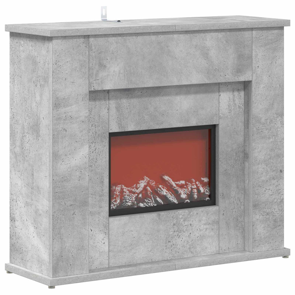 LED-nauhalla varustettu takka Betoni 63 x 20 x 54,5 cm
