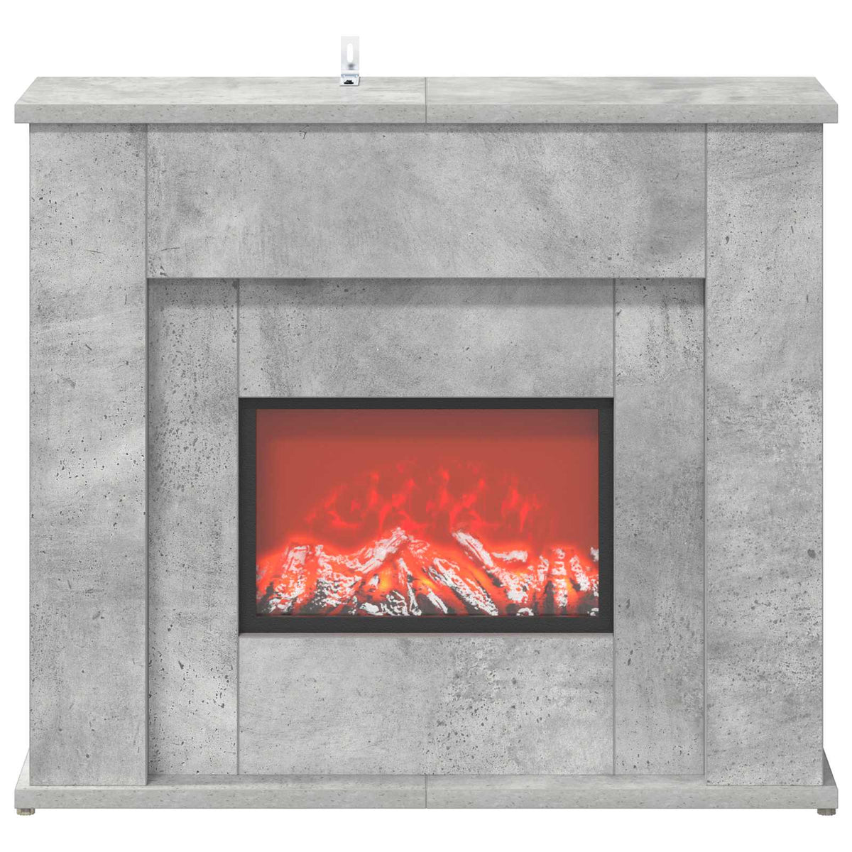 LED-nauhalla varustettu takka Betoni 63 x 20 x 54,5 cm