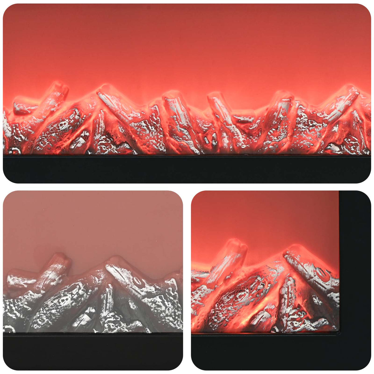 LED-nauhalla varustettu takka Savutammi 63 x 20 x 54,5 cm