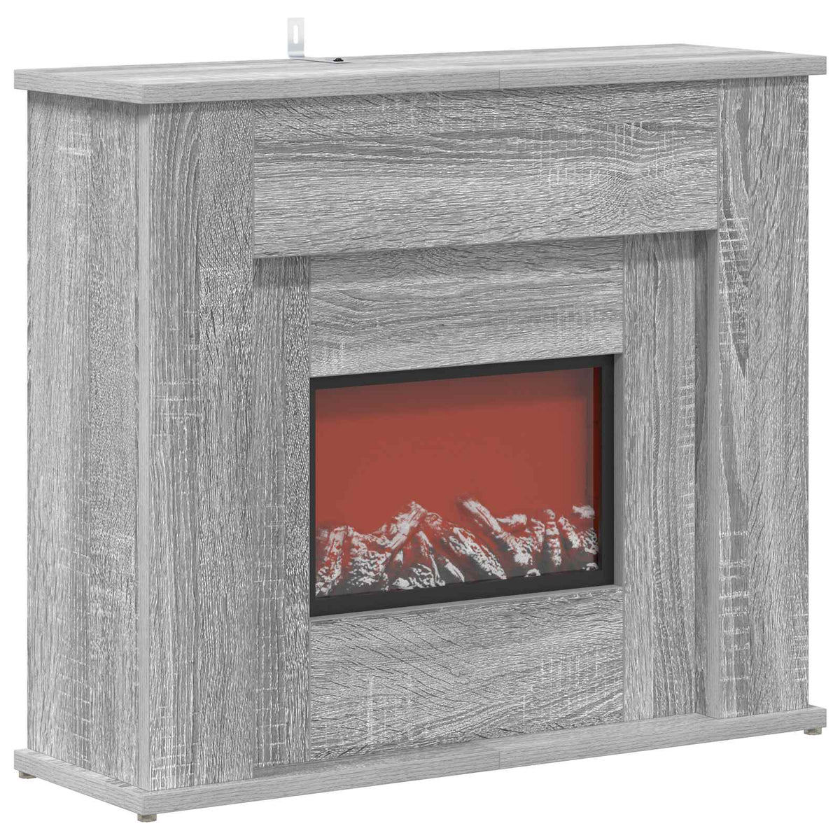 LED-nauhalla varustettu takka Harmaa Sonoma 63 x 20 x 54,5 cm