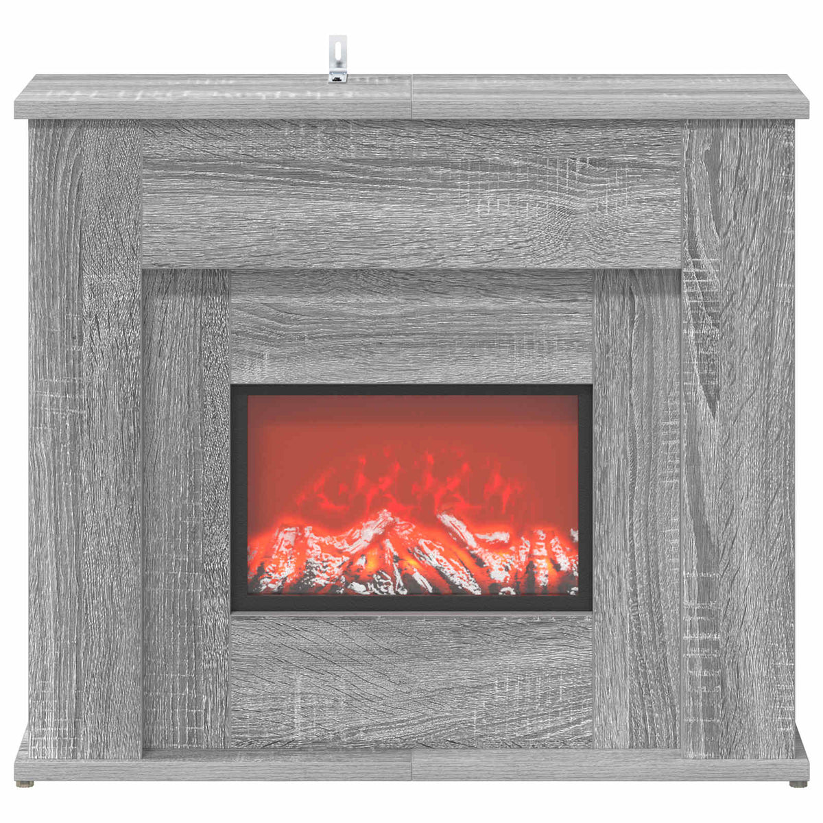 LED-nauhalla varustettu takka Harmaa Sonoma 63 x 20 x 54,5 cm