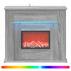 LED-nauhalla varustettu takka Harmaa Sonoma 63 x 20 x 54,5 cm