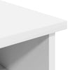 Sähkötakka valkoinen 110 x 30 x 50 cm Tekninen puu