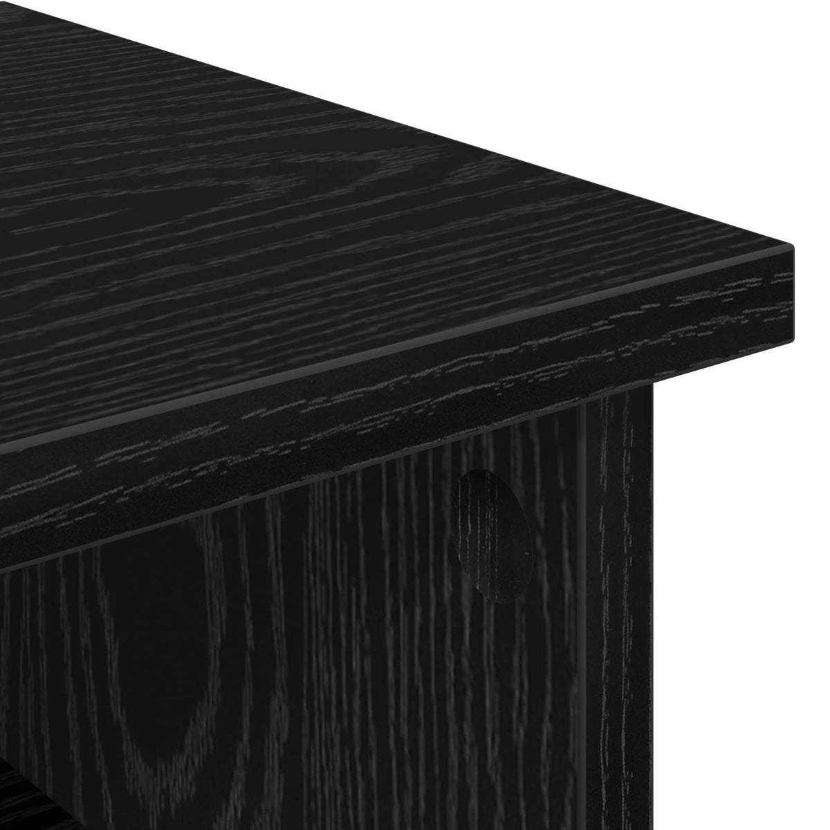 Sähkötakka Musta tammi 110 x 30 x 50 cm Tekninen puu