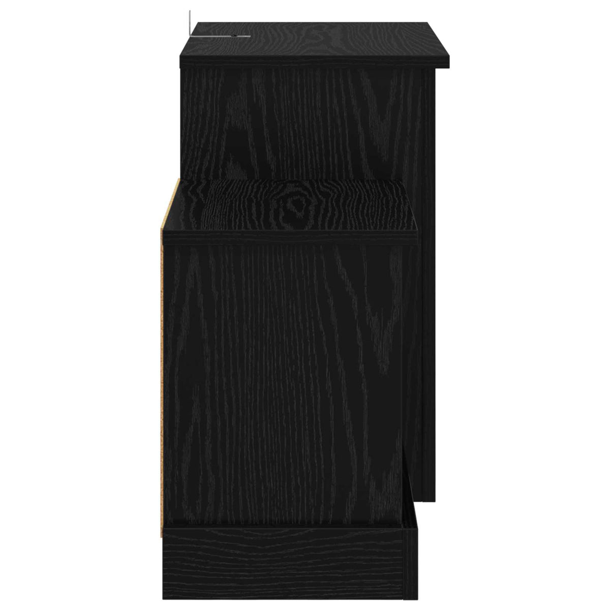 Sähkötakka Musta tammi 110 x 30 x 50 cm Tekninen puu
