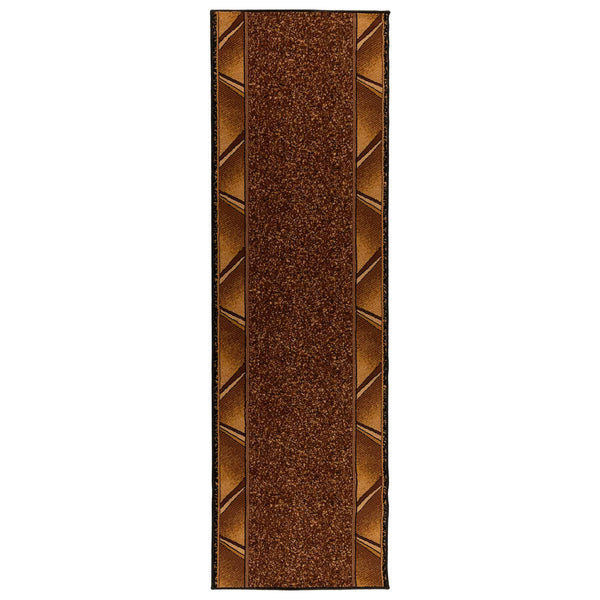 Räystäskynnysmatto FLORNES Kudottu Ruskea Zigzag 67 x 450 cm PP