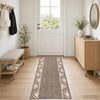 Räystäskynnysmatto FLORNES Kudottu Taupe PP 7 mm