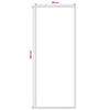 Räystäskynnysmatto FLORNES Kudottu Taupe-kuvio 80 x 200 cm PP