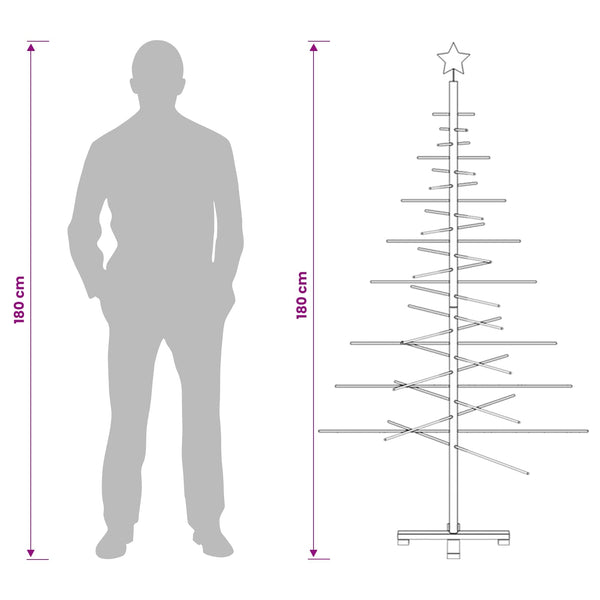 Puinen Joulukuusi KOTKA 180 cm Bambu ja täysi mänty