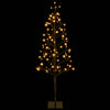 LED-valonauhakuusi Musta 18 x 18 x 120 cm Teräs 140 LEDiä