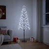LED-valonauhakuusi Musta 18 x 18 x 150 cm Teräs 164 LEDiä