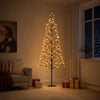 LED-valonauhakuusi Musta 20 x 20 x 180 cm Teräs 196 LEDiä