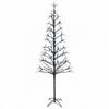 LED-valonauhakuusi Musta 47 x 240 cm Teräs 268 LEDiä