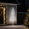 LED-valonauhakuusi valkoinen 47 x 210 cm Teräs 228 LEDiä