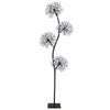 S-muotoinen LED-joulukuusi Musta 18 x 18 x 150 cm Teräs