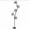 S-muotoinen LED-joulukuusi Musta 20 x 20 x 175 cm Teräs