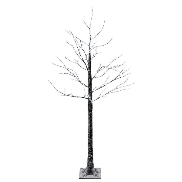 Lumipeitteinen LED-joulukuusi Ruskea 22 x 22 x 150 cm Muovi