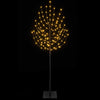 LED-joulupuu Musta 20 x 20 x 180 cm Teräs 160 LEDiä