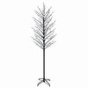 LED-pallovalopuu Musta 240 cm Teräs 280 LEDiä