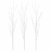 LED-koristeoksa kupari 3 kpl valkoinen 62 cm Teräs 165 LEDiä