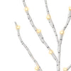 LED-koristeoksa kupari 3 kpl valkoinen 62 cm Teräs 60 LEDiä