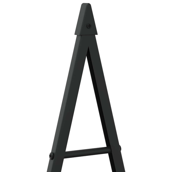 Metallinen joulukuusi KUOPIO 125 cm Metalli Musta