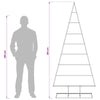 Metallinen joulukuusi KUOPIO 210 cm Metalli Musta