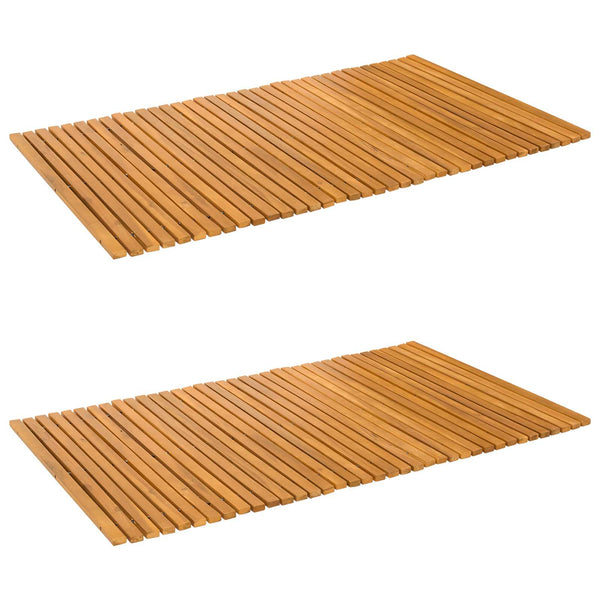 Kylpyhuoneen Matto 2 kpl Luonnollinen 100 x 60 cm