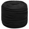 Monikäyttöinen köysi 6 mm 500 m Musta PP