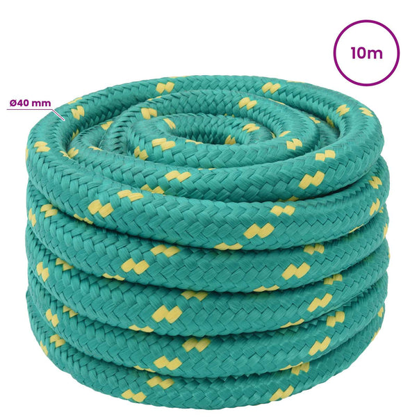 Monikäyttöinen köysi 40 mm 10 m Vihreä PP