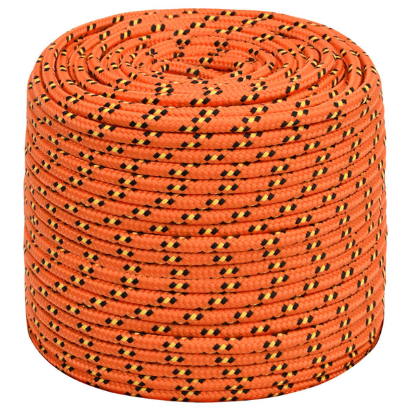 Monikäyttöinen köysi 8 mm 25 m Oranssi PP