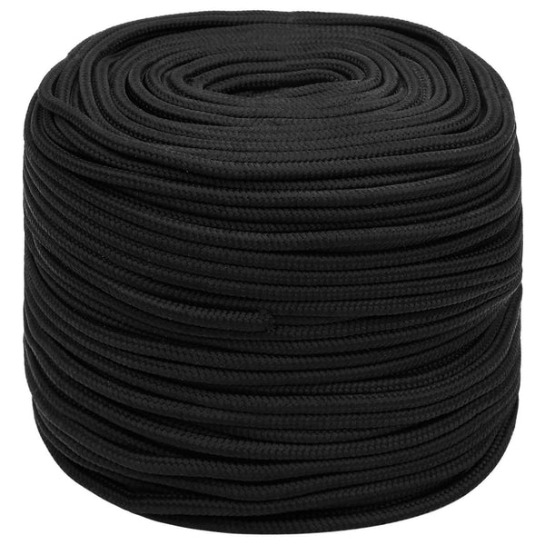 Monikäyttöinen köysi 10 mm 500 m Musta PP
