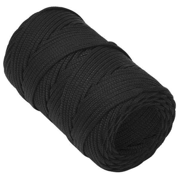 Monikäyttöinen köysi 2 mm 25 m Musta PP 27 kg Enimmäiskuormitus