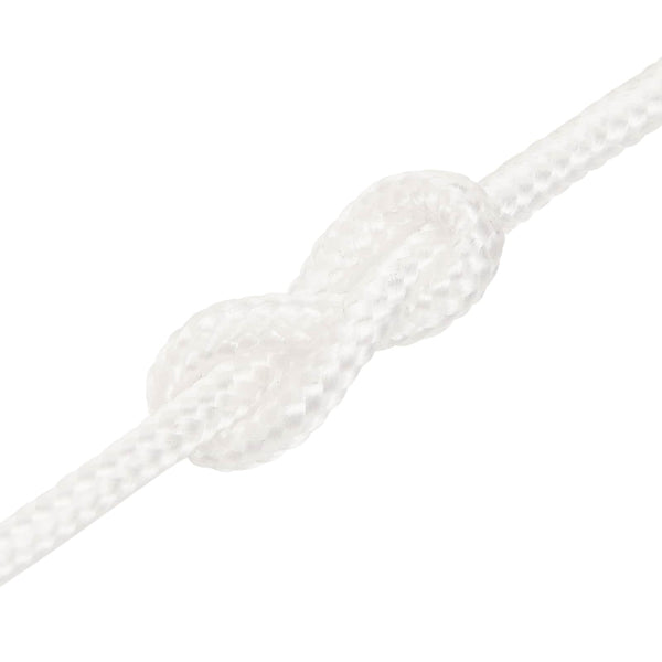 Monikäyttöinen köysi 5 mm 500 m valkoinen PP