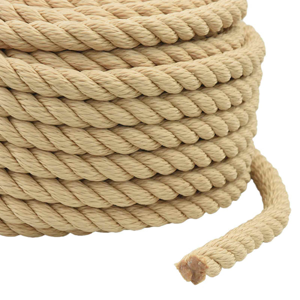 Monikäyttöinen köysi 20 mm 50 m Luonnollinen PP