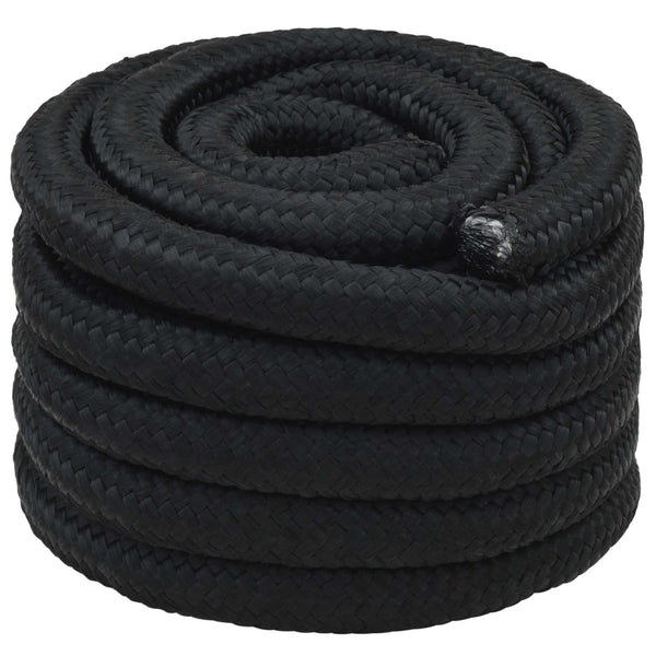 Monikäyttöinen köysi 30 mm 25 m Musta PP