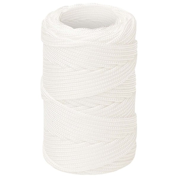 Monikäyttöinen köysi 2 mm 250 m valkoinen PP