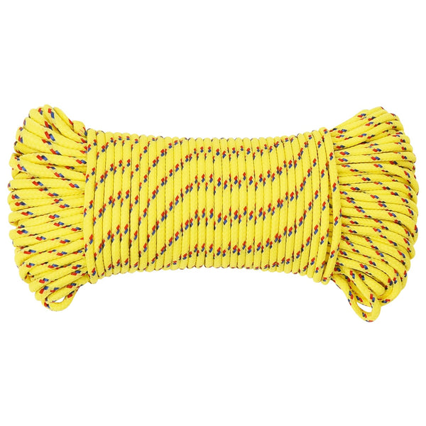Monikäyttöinen köysi 3 mm 500 m Keltainen PP