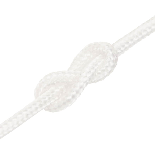 Monikäyttöinen köysi 3 mm 500 m valkoinen PP