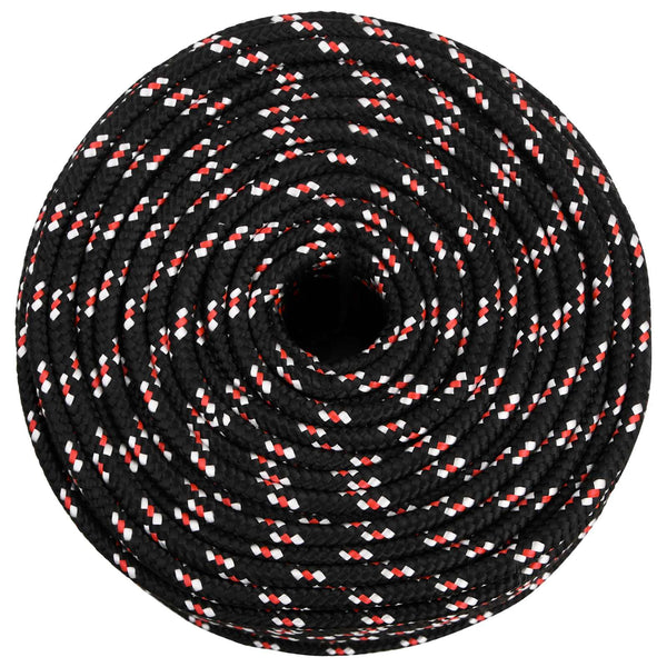 Monikäyttöinen köysi 6 mm 50 m Musta ja punainen PP