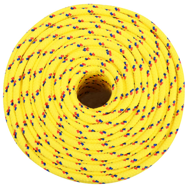 Monikäyttöinen köysi 6 mm 25 m Keltainen PP