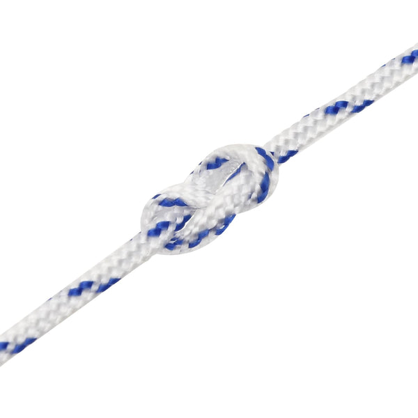 Monikäyttöinen köysi 2 mm 25 m Valkoinen ja sininen PP