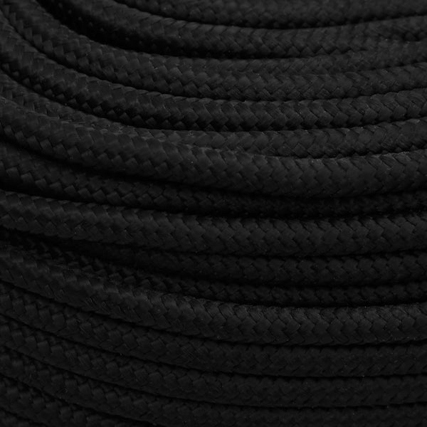 Monikäyttöinen yleisköysi 10 mm 50 m Musta Polyesteri