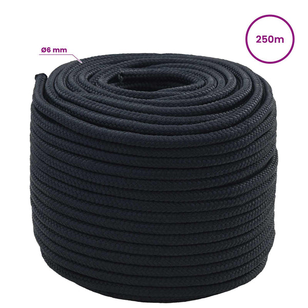 Monikäyttöinen yleisköysi 6 mm 250 m Kuningas sininen