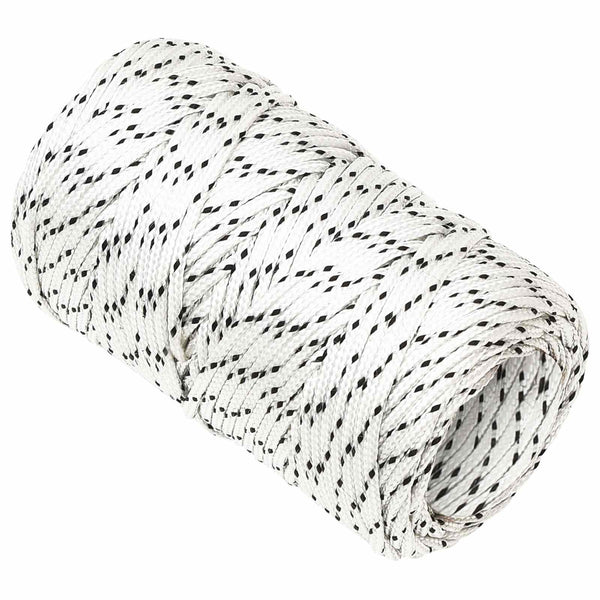 Monikäyttöinen yleisköysi 2 mm 25 m valkoinen Polyesteri