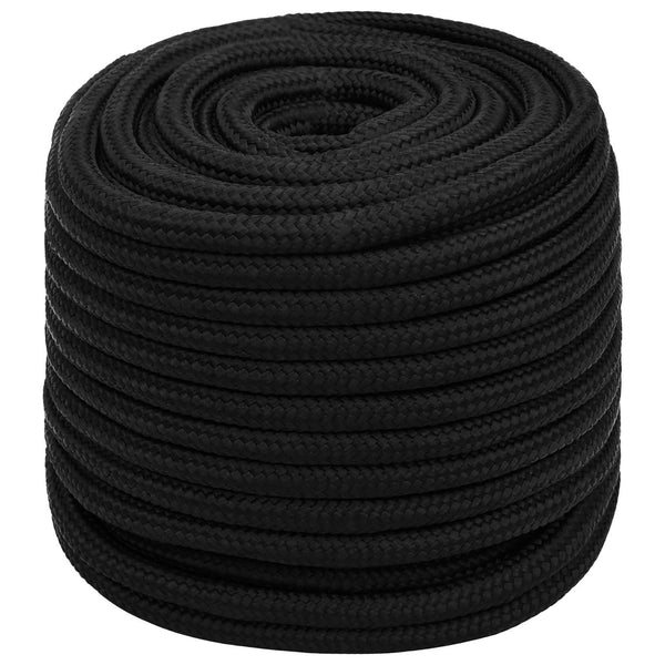 Monikäyttöinen yleisköysi 18 mm 100 m Musta Polyesteri